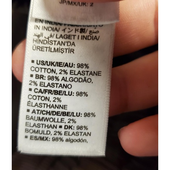 Rare/Self Minimalist Quiet Luxury Ribbed Knit‎ Shorts Black Sanded Size 2 NWT - Picture 5 of 9